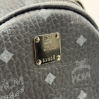 MCM Canvas Black Backpack