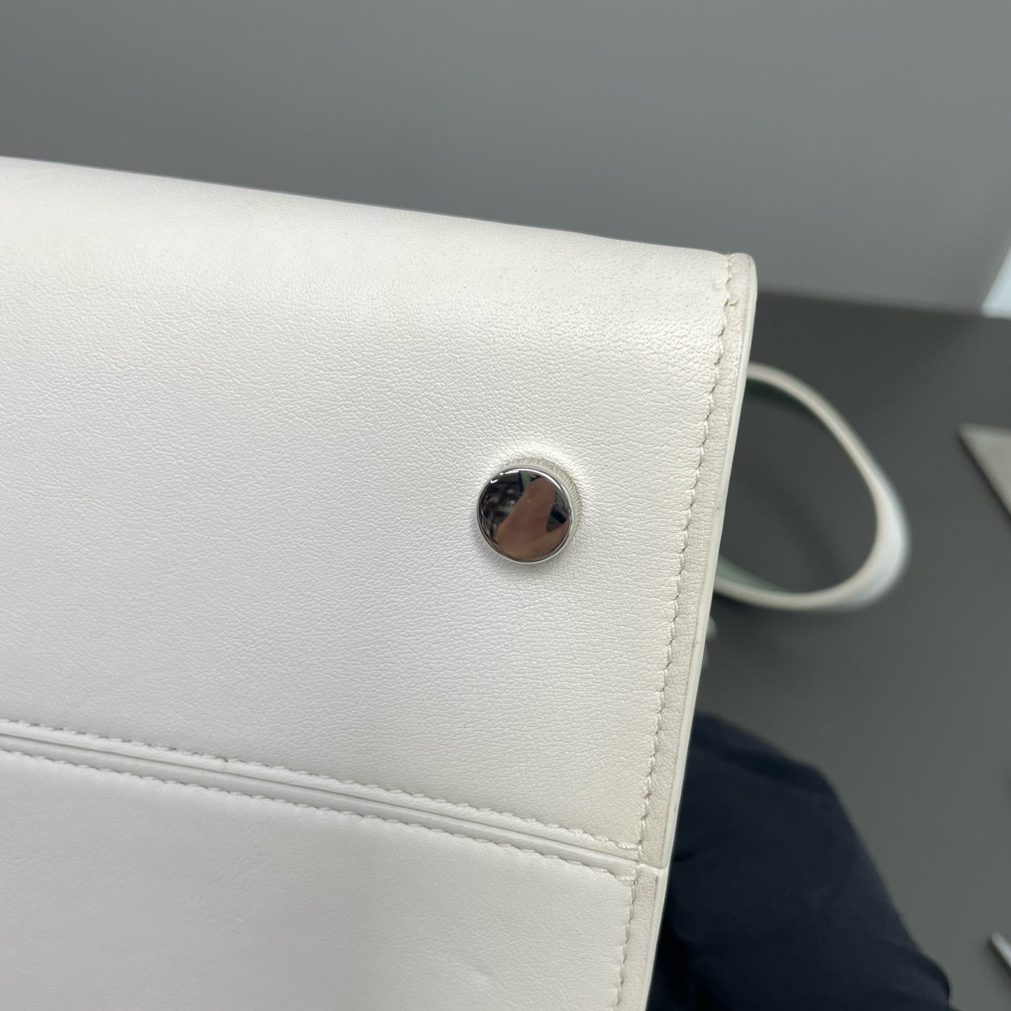 Dior White Shoulder Bag