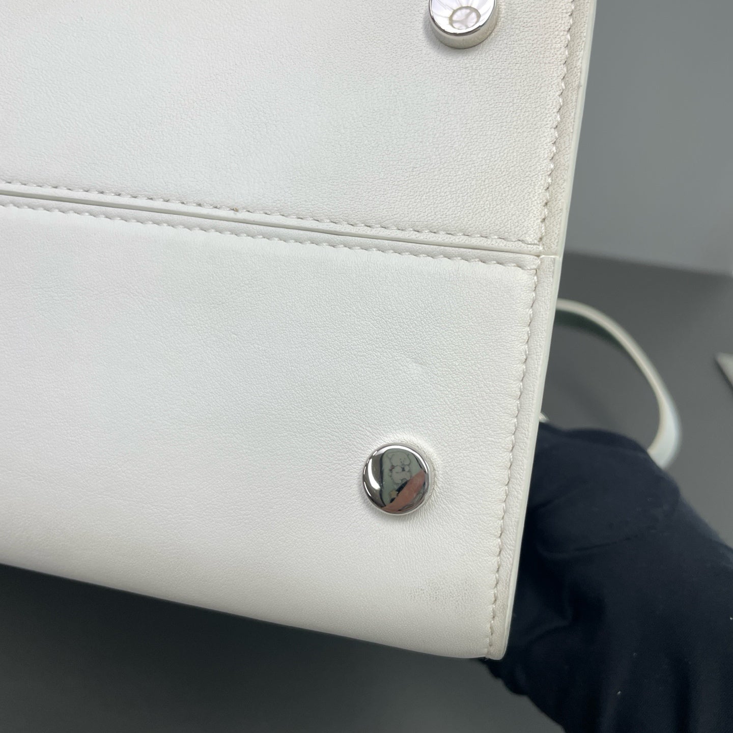 Dior White Shoulder Bag
