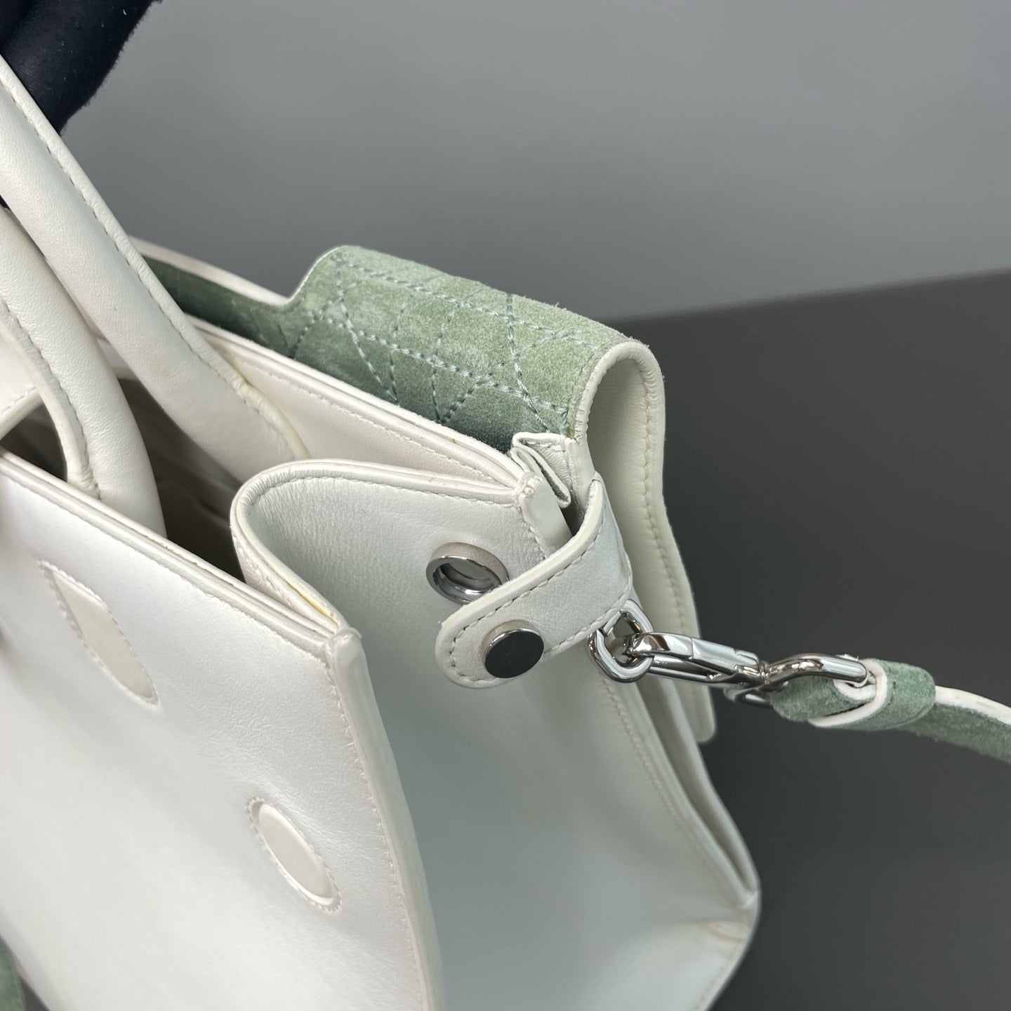 Dior White Shoulder Bag