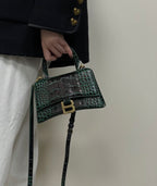 Balenciaga Leather Green Crossbody