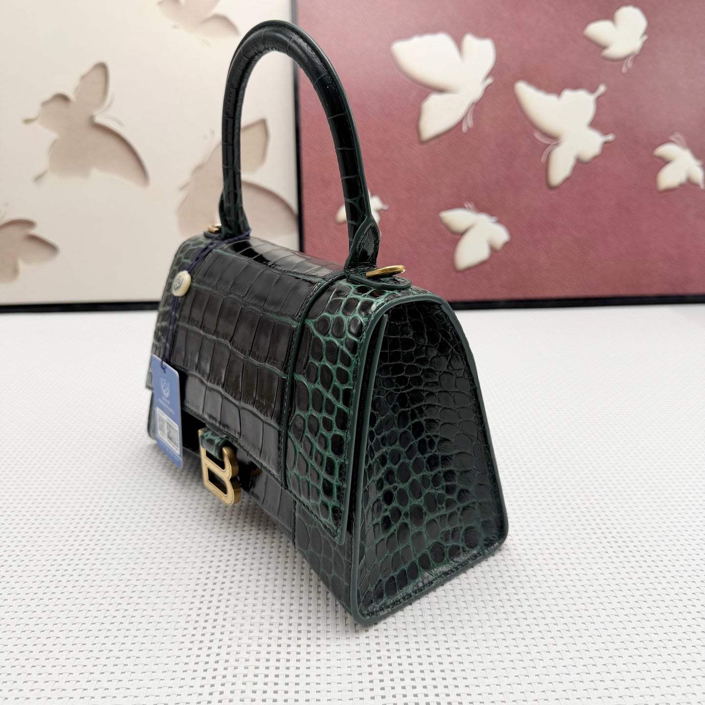 Balenciaga Leather Green Crossbody