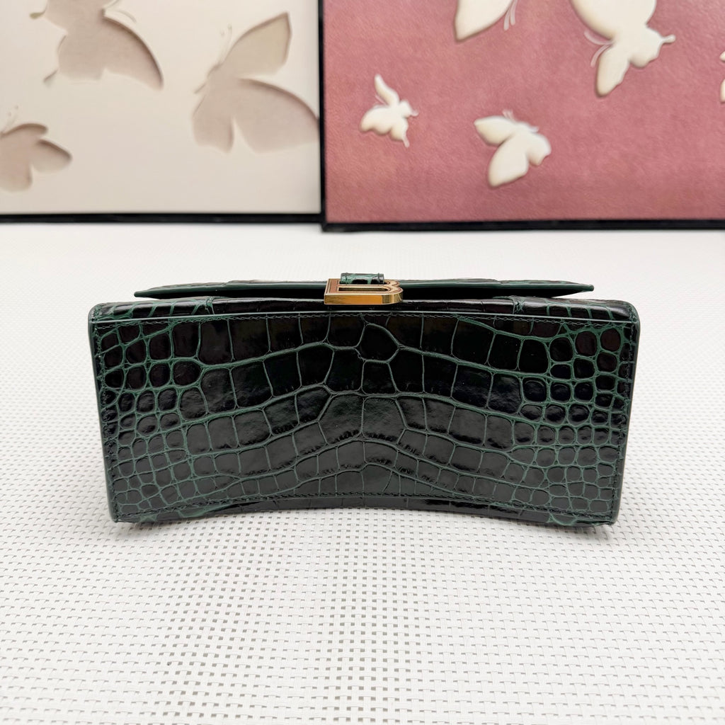 Balenciaga Leather Green Crossbody