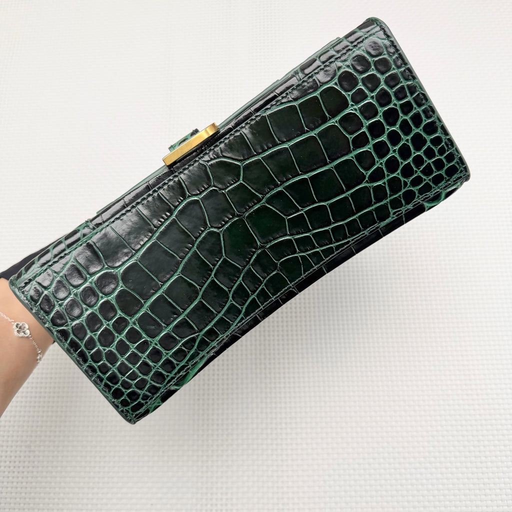Balenciaga Leather Green Crossbody