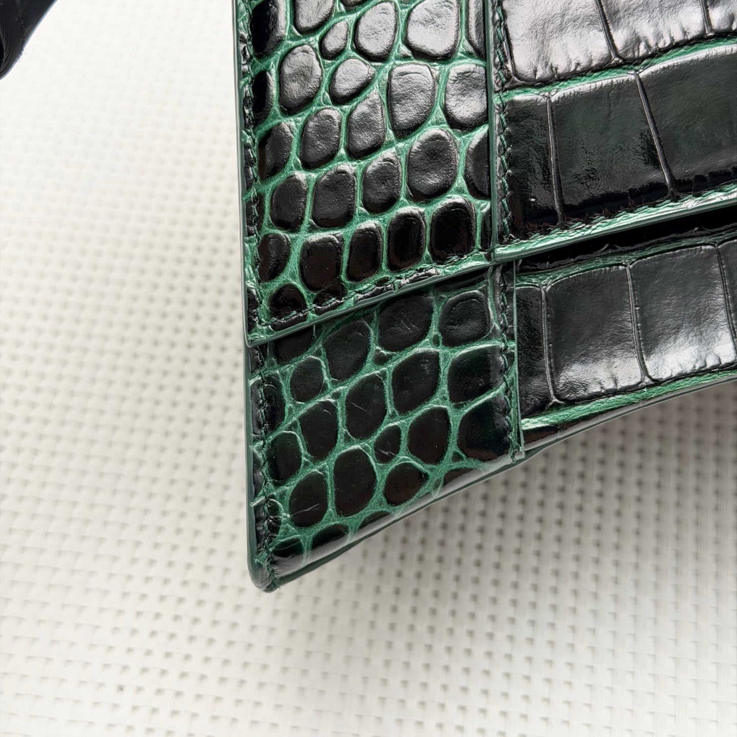 Balenciaga Leather Green Crossbody