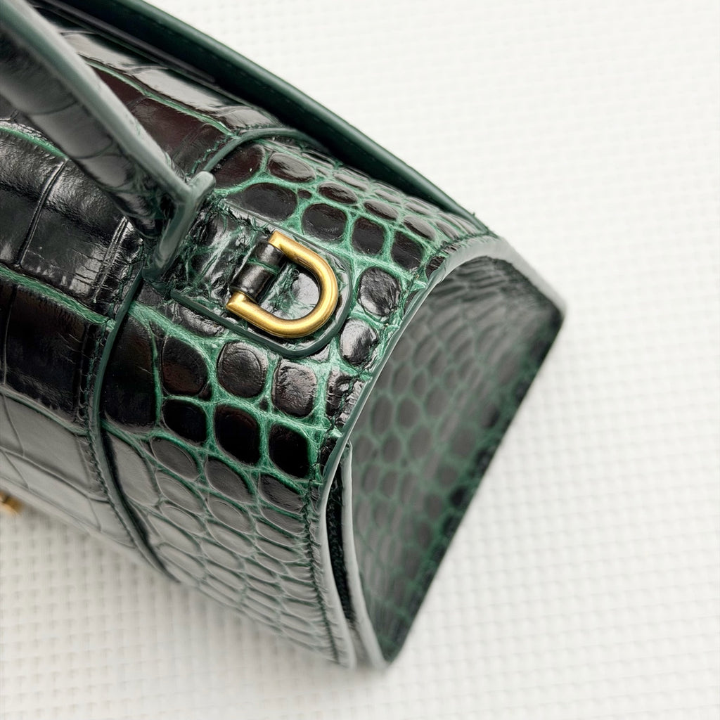 Balenciaga Leather Green Crossbody