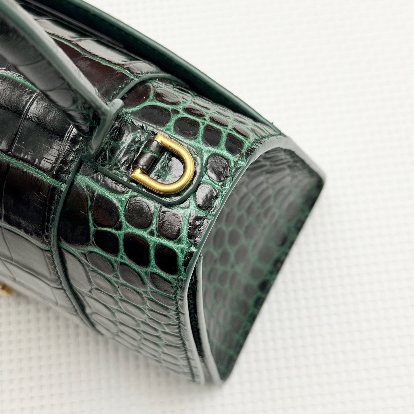 Balenciaga Leather Green Crossbody