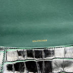 Balenciaga Leather Green Crossbody
