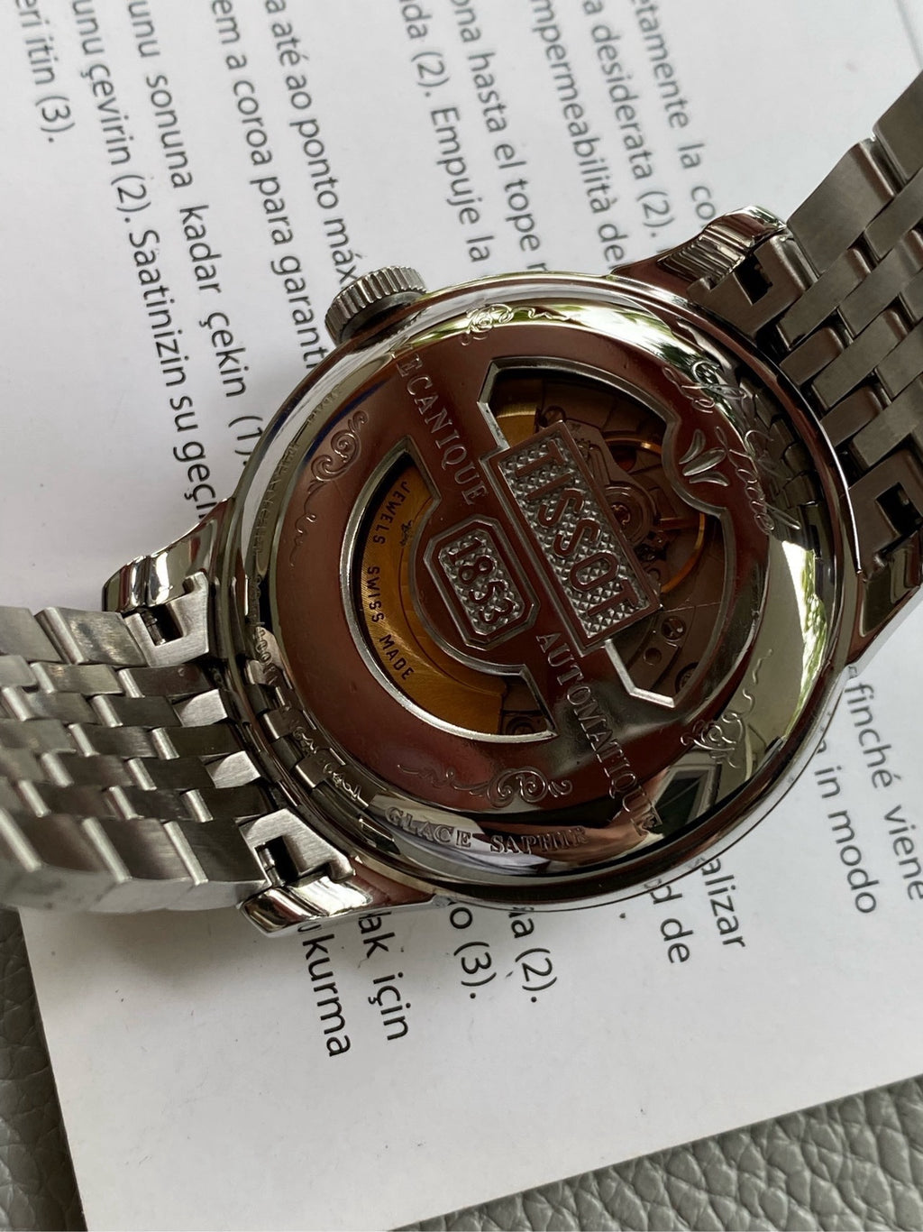 Longines Black Automatic (self-winding) watch
