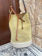 Loewe Alcantara Bucket & Drawstring Bag