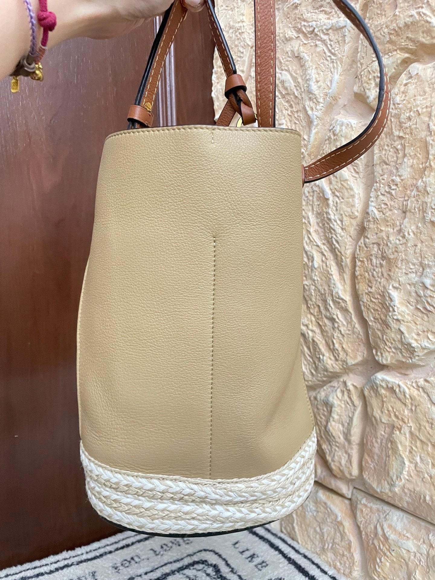 Loewe Alcantara Bucket & Drawstring Bag