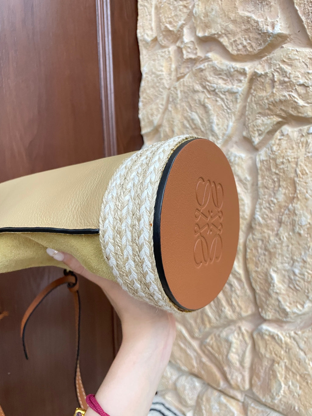 Loewe Alcantara Bucket & Drawstring Bag