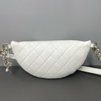 Chanel White Belt Bag & Fanny Pack