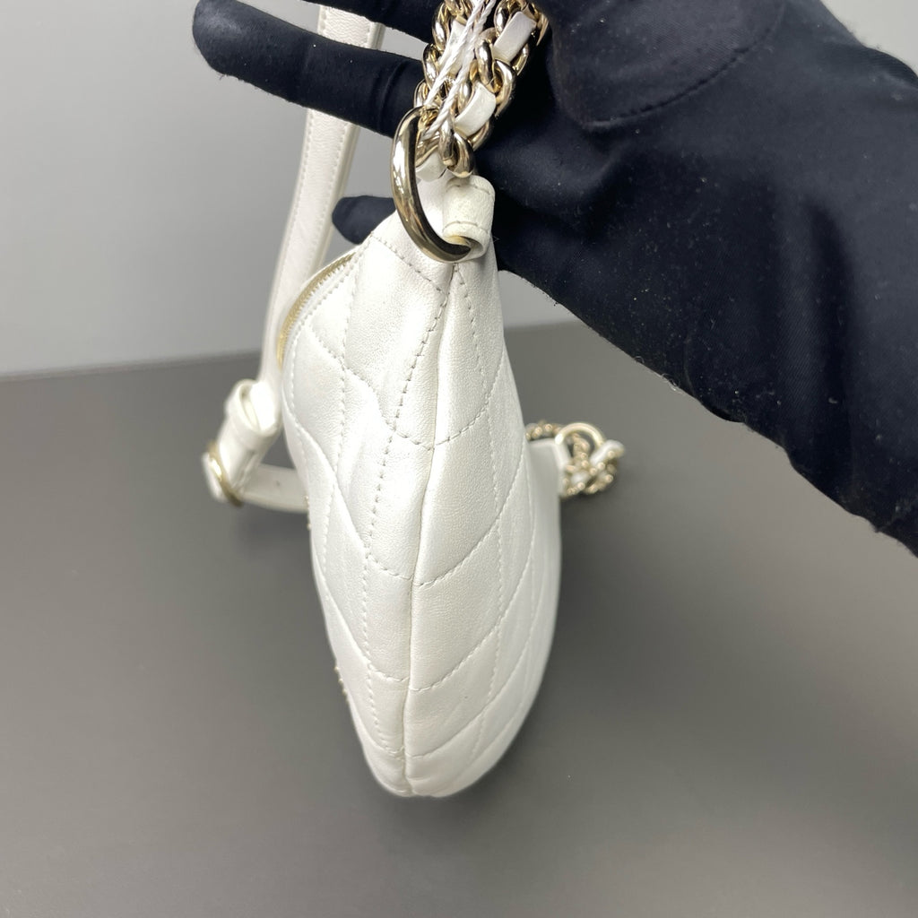 Chanel White Belt Bag & Fanny Pack
