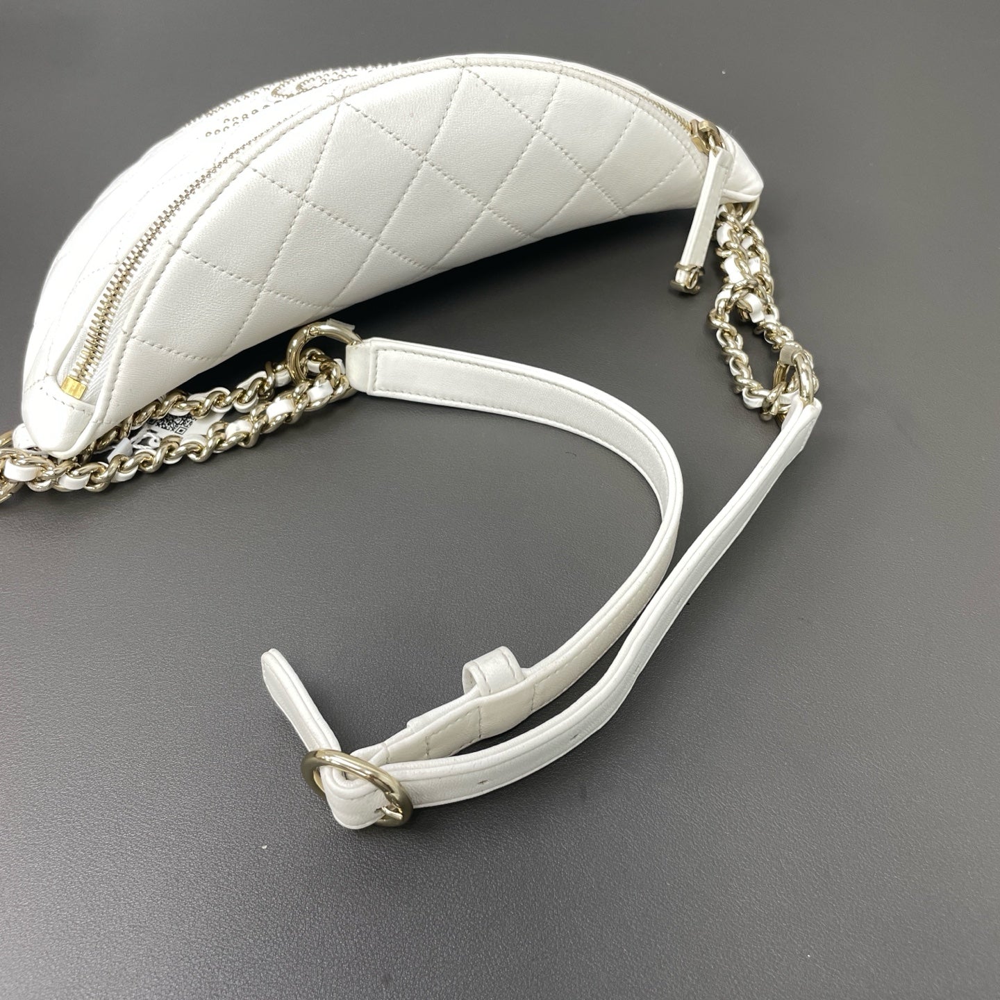Chanel White Belt Bag & Fanny Pack