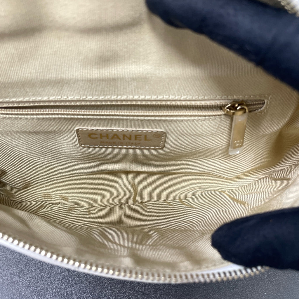 Chanel White Belt Bag & Fanny Pack