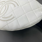 Chanel White Belt Bag & Fanny Pack