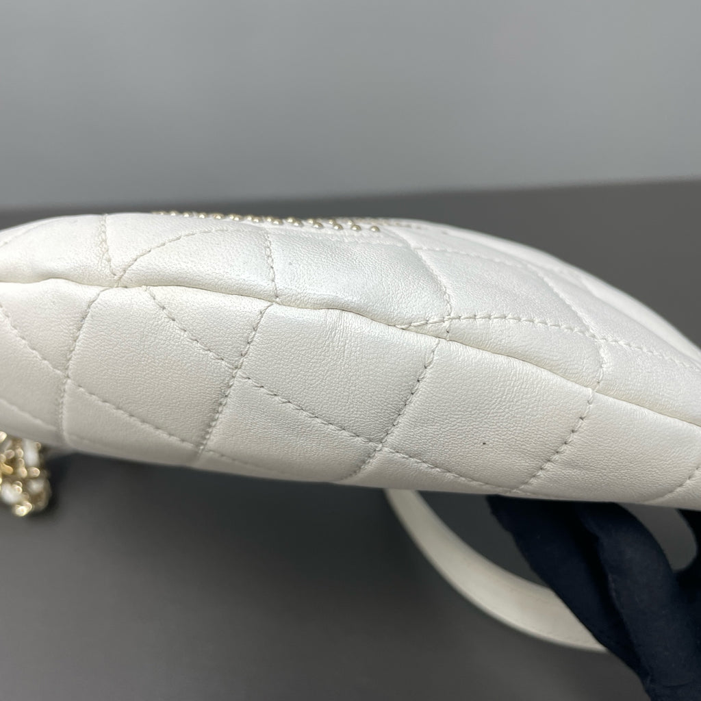 Chanel White Belt Bag & Fanny Pack