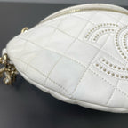 Chanel White Belt Bag & Fanny Pack
