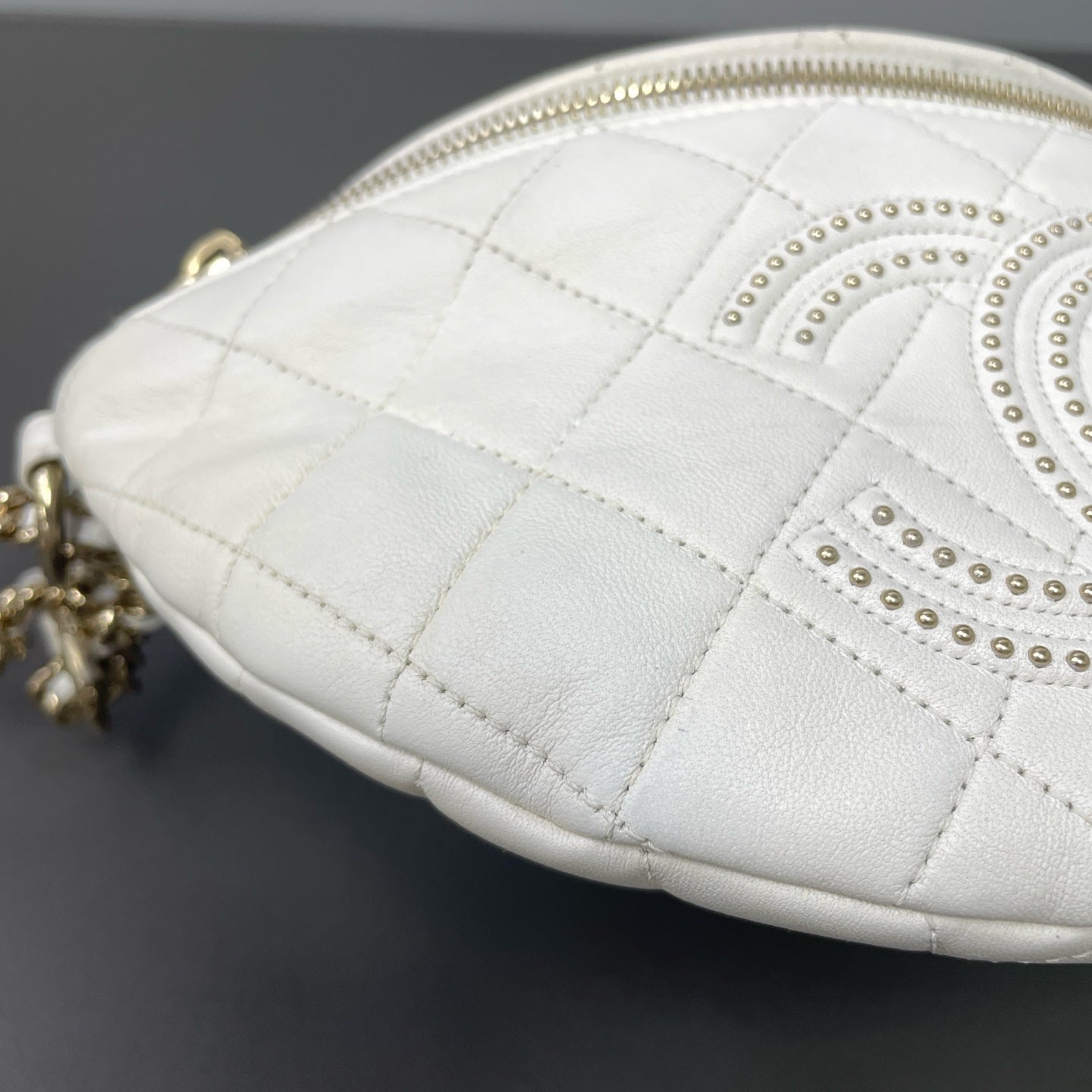 Chanel White Belt Bag & Fanny Pack