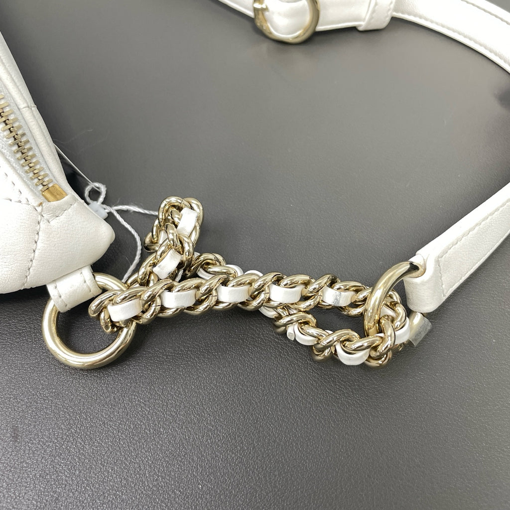 Chanel White Belt Bag & Fanny Pack