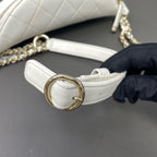 Chanel White Belt Bag & Fanny Pack