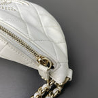 Chanel White Belt Bag & Fanny Pack