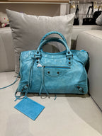 Balenciaga Blue Shoulder Bag 168028-D94JT-3725