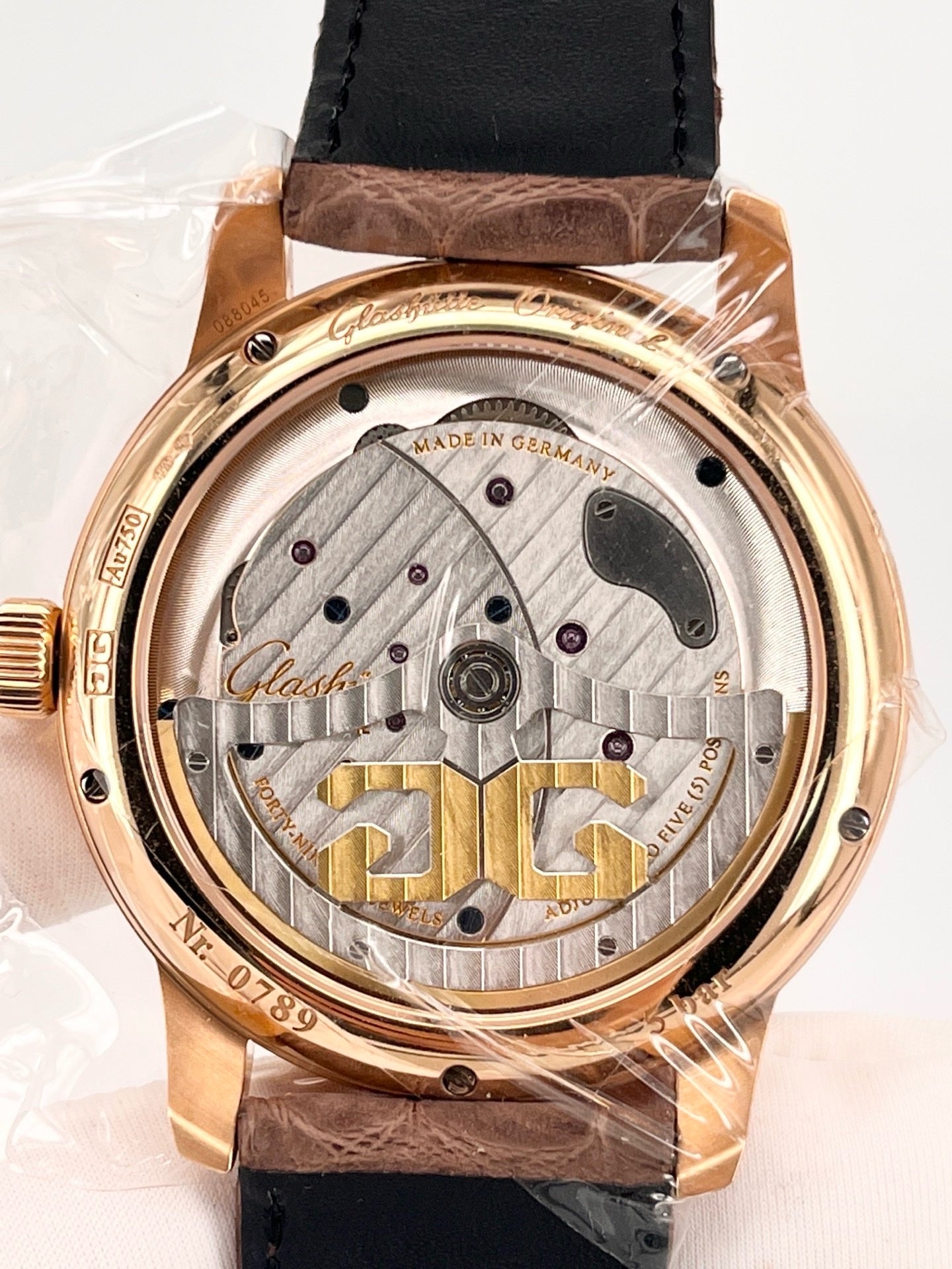 Glashutte Original Rose gold Automatic (self-winding) watch