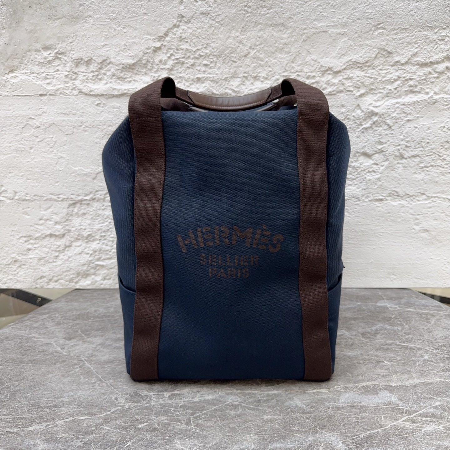 Hermes Canvas Backpack