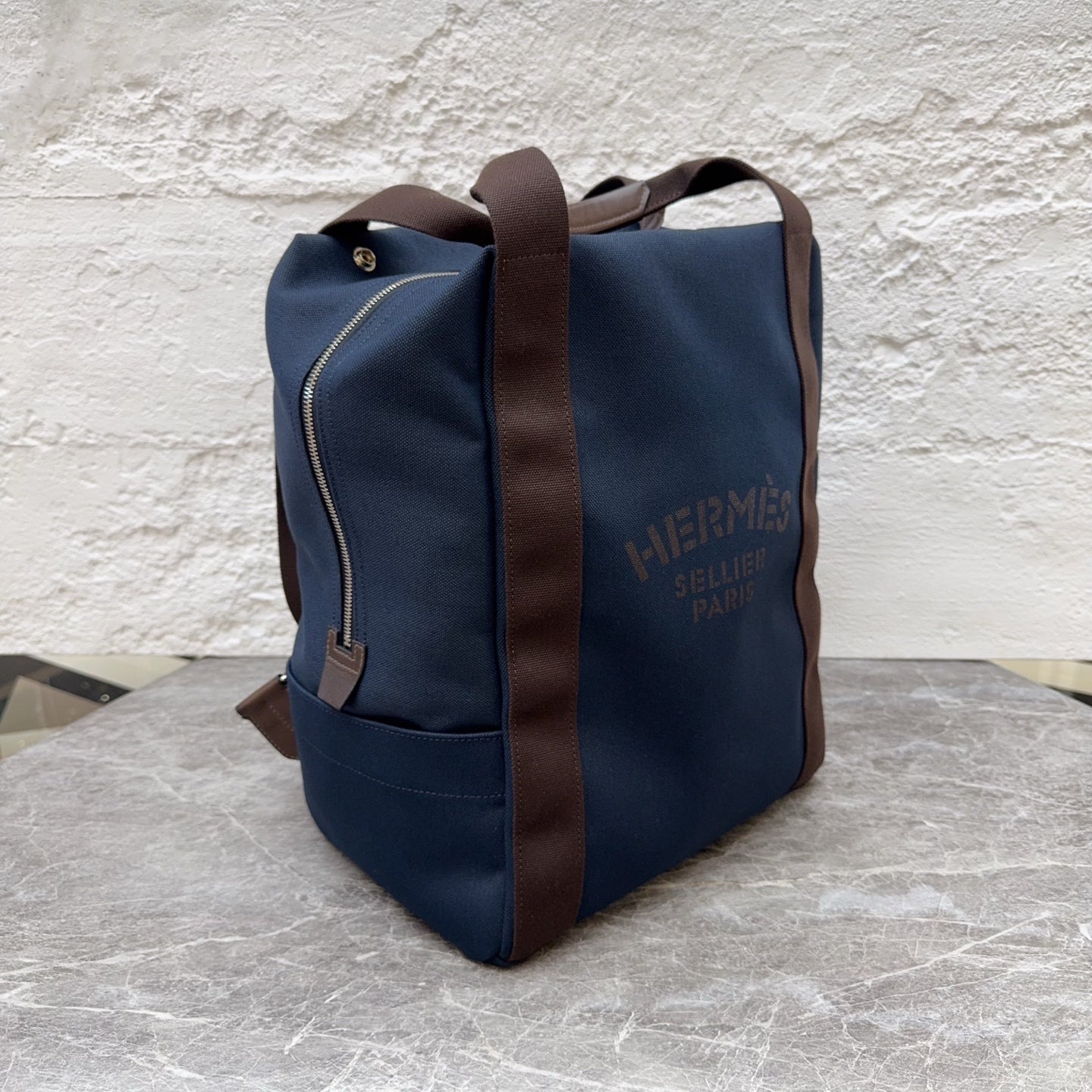 Hermes Canvas Backpack