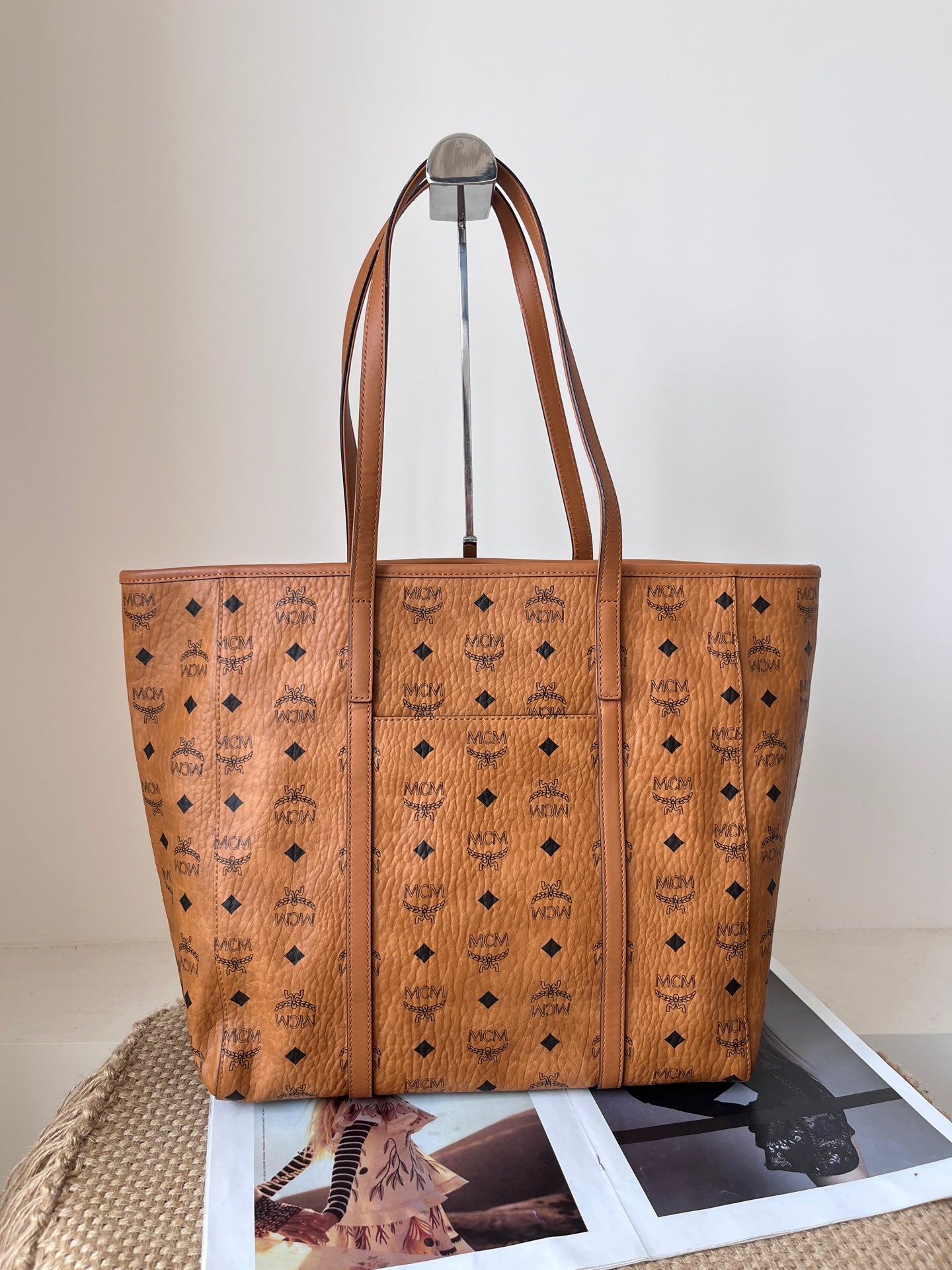 MCM Leather Tote