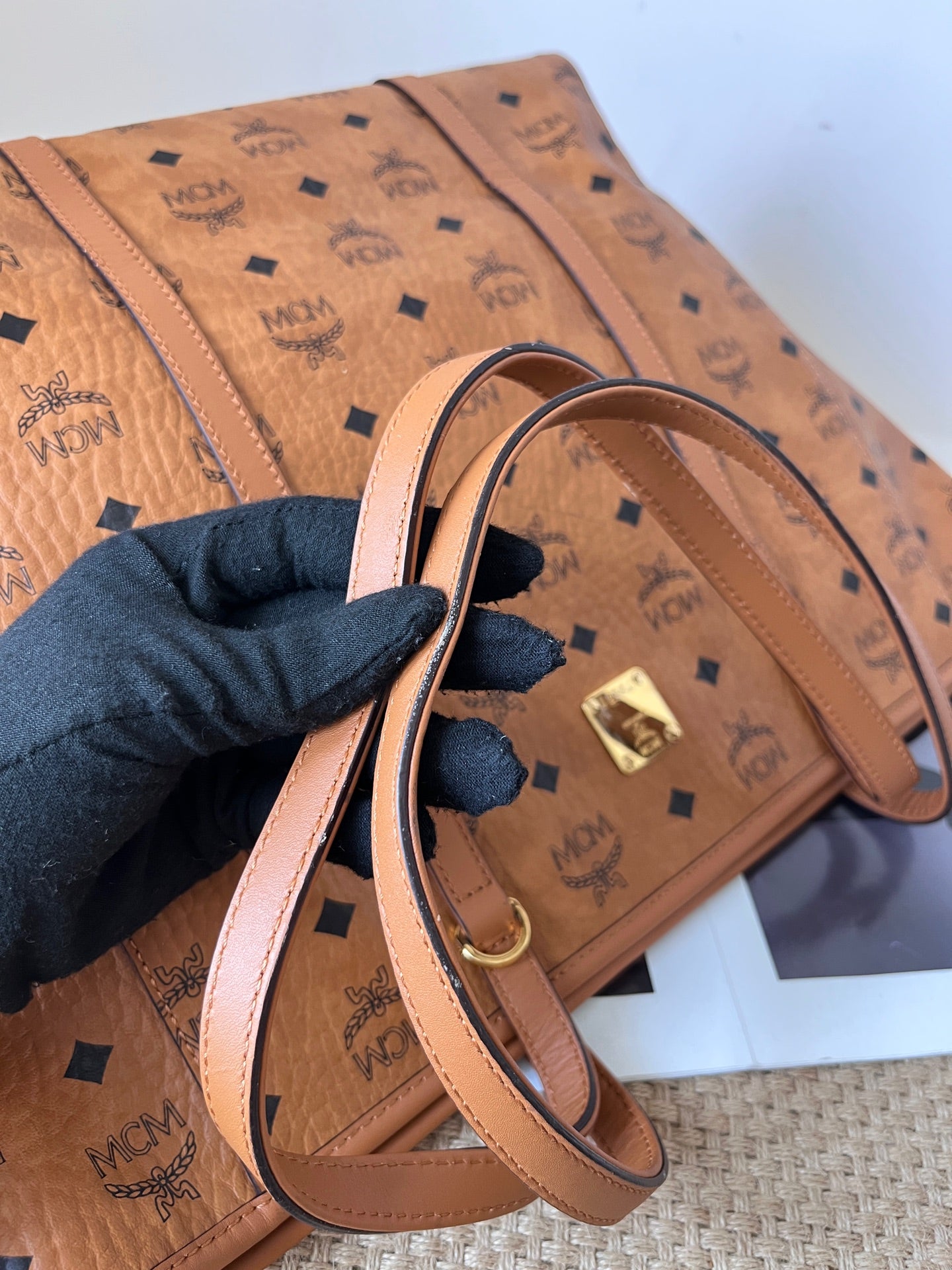 MCM Leather Tote