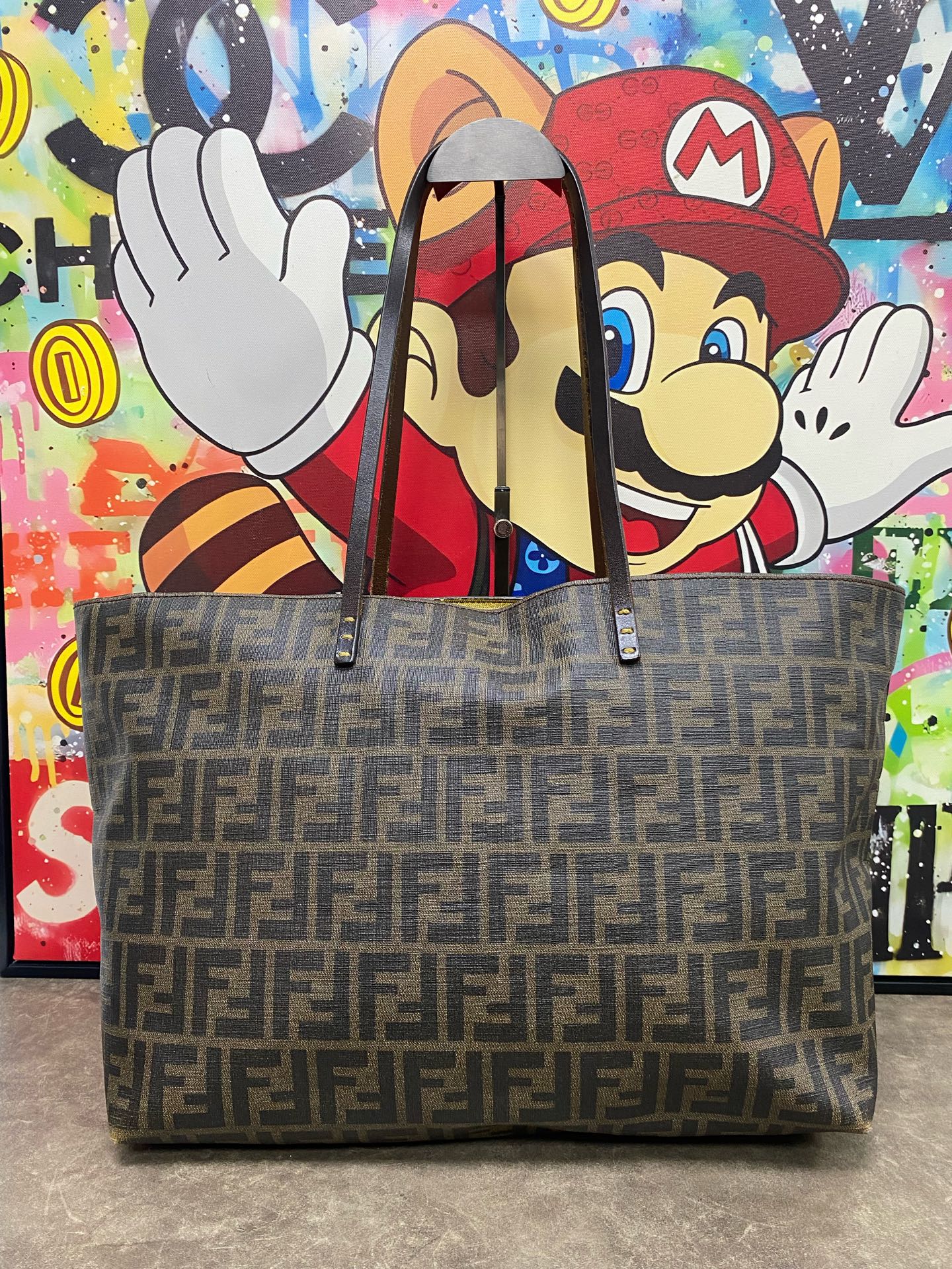 Fendi Polyvinyl chloride (PVC) Brown Tote