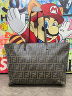 Fendi Polyvinyl chloride (PVC) Brown Tote