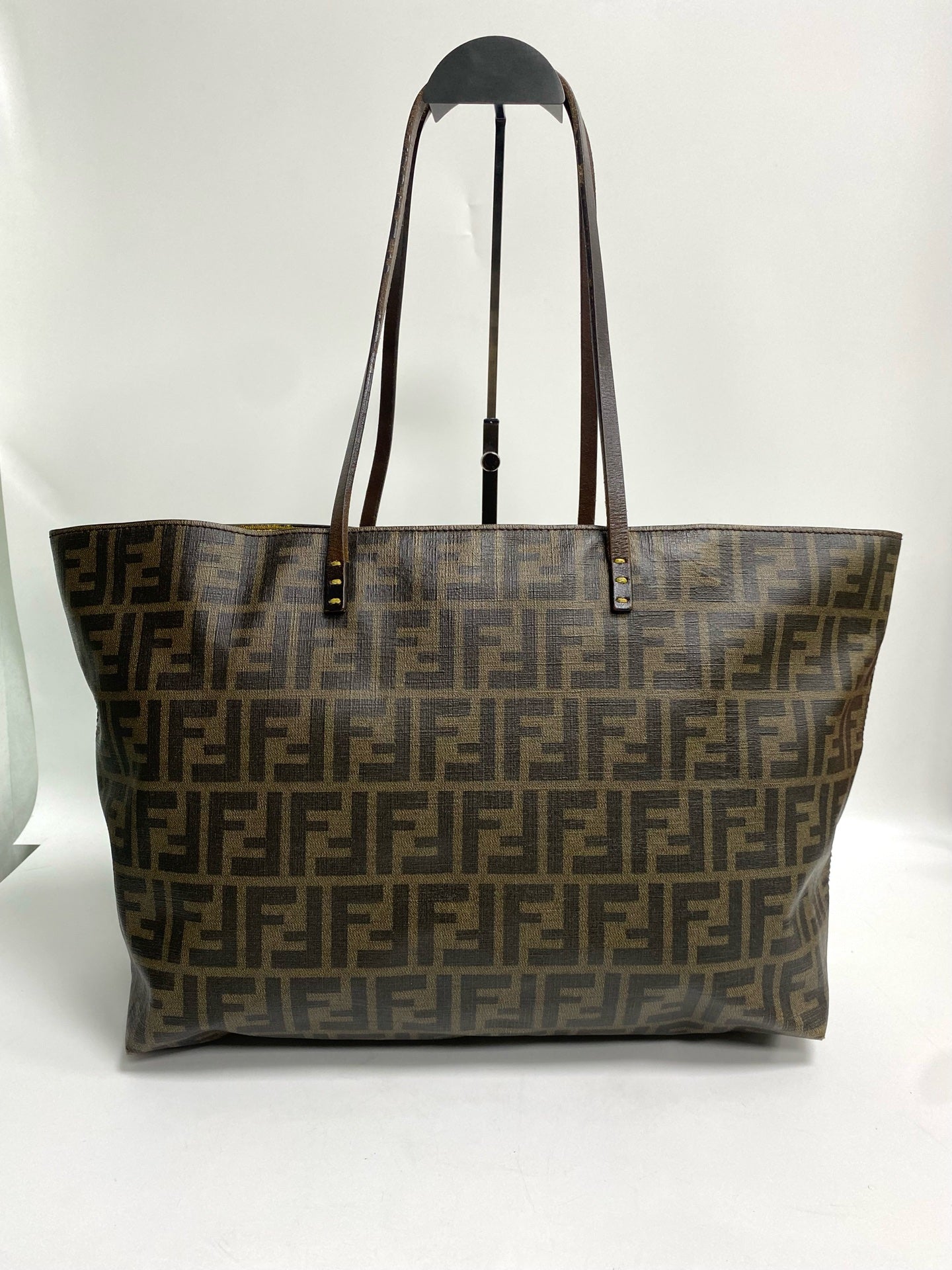 Fendi Polyvinyl chloride (PVC) Brown Tote