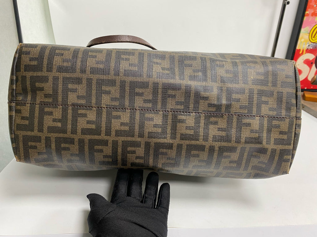 Fendi Polyvinyl chloride (PVC) Brown Tote