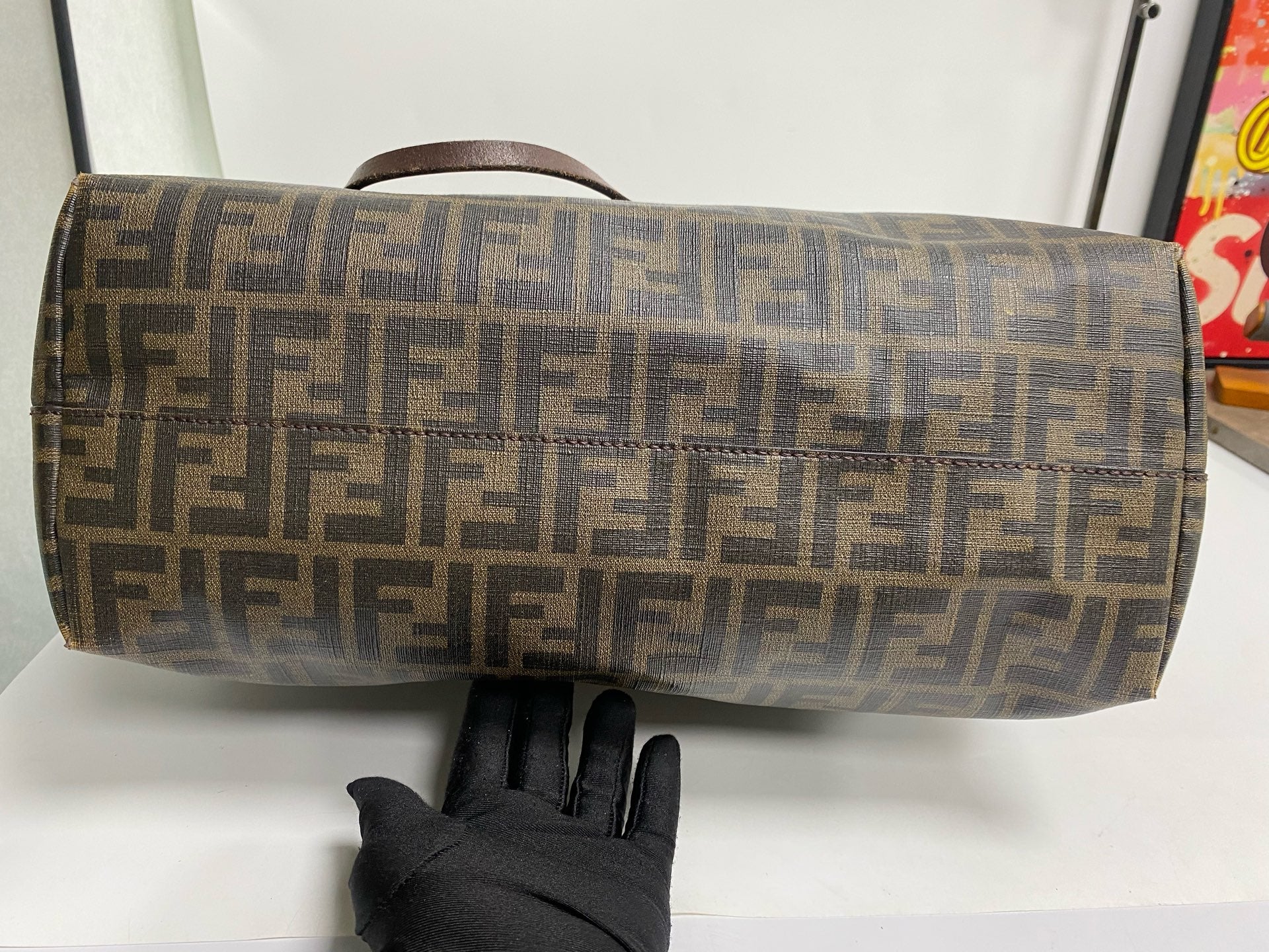 Fendi Polyvinyl chloride (PVC) Brown Tote