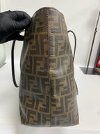 Fendi Polyvinyl chloride (PVC) Brown Tote