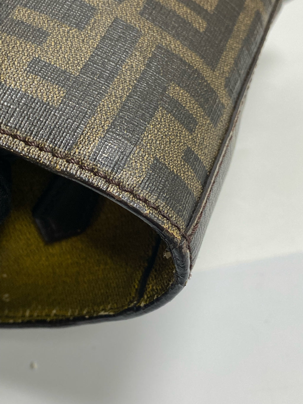 Fendi Polyvinyl chloride (PVC) Brown Tote