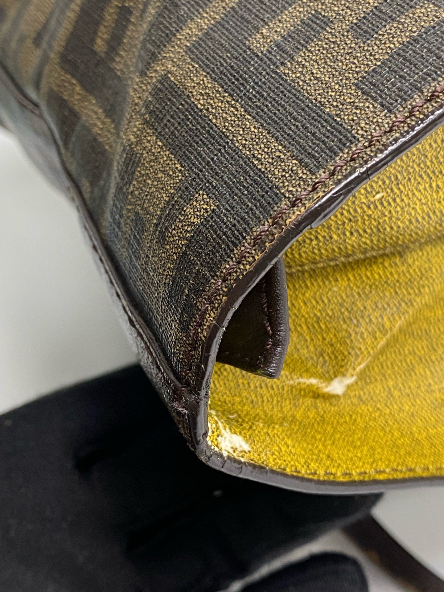 Fendi Polyvinyl chloride (PVC) Brown Tote