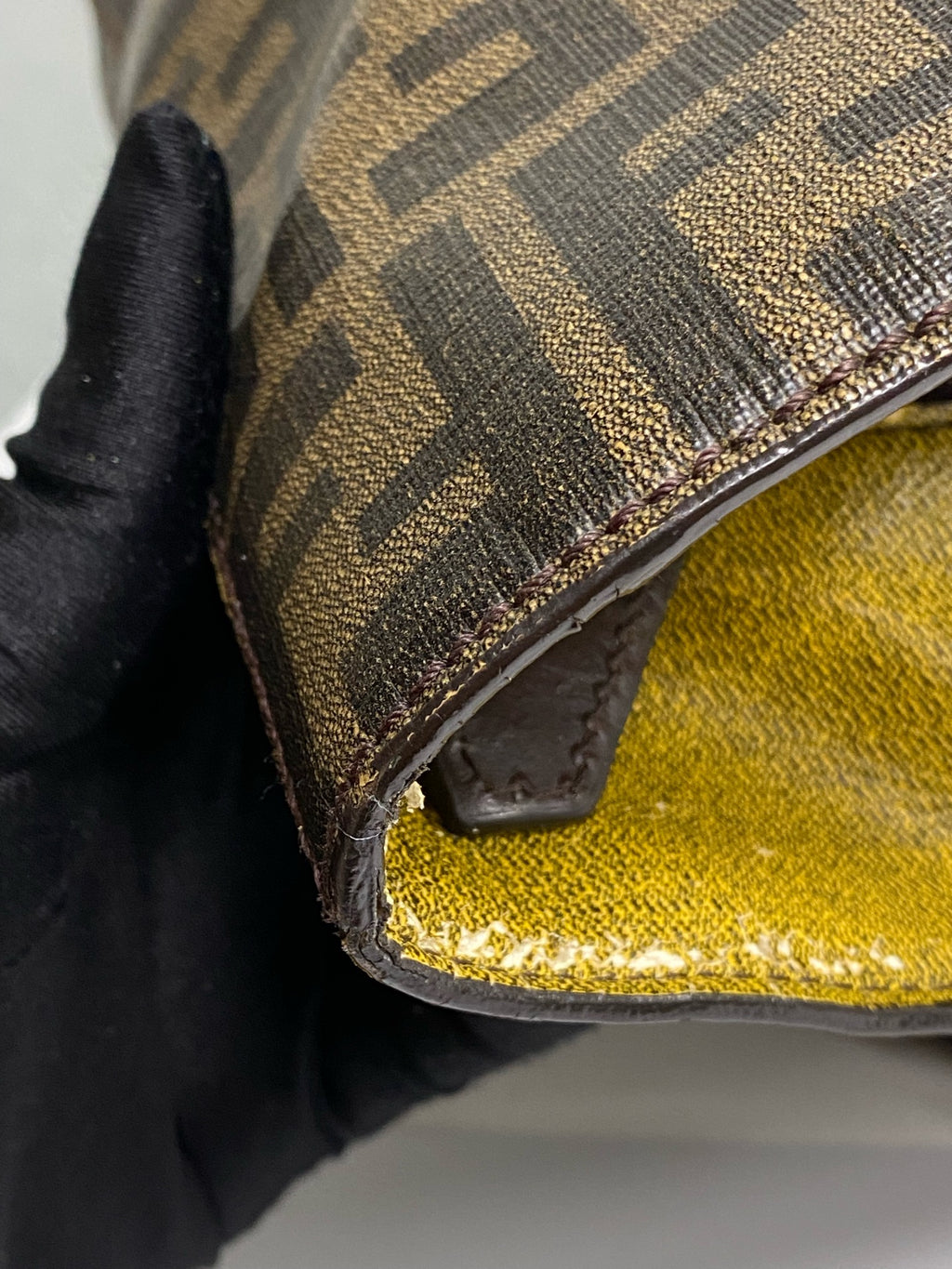 Fendi Polyvinyl chloride (PVC) Brown Tote
