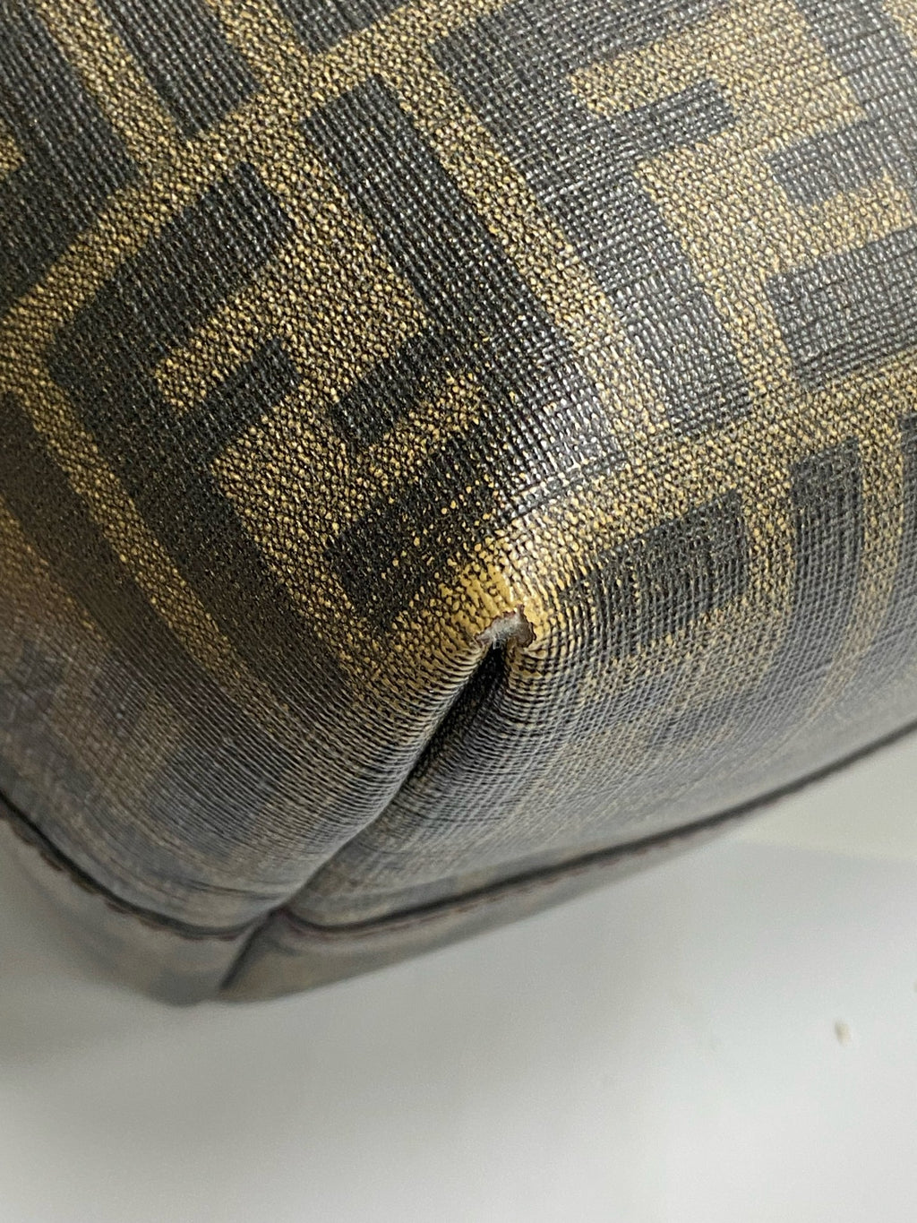 Fendi Polyvinyl chloride (PVC) Brown Tote