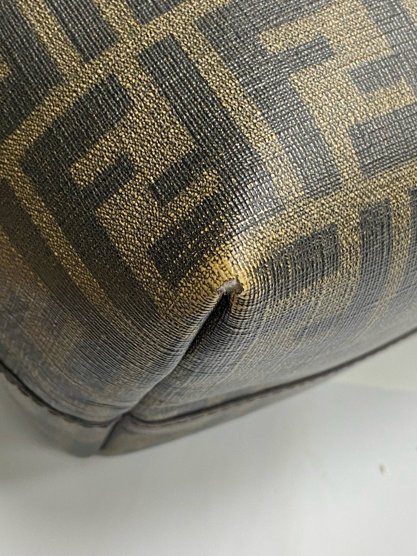 Fendi Polyvinyl chloride (PVC) Brown Tote