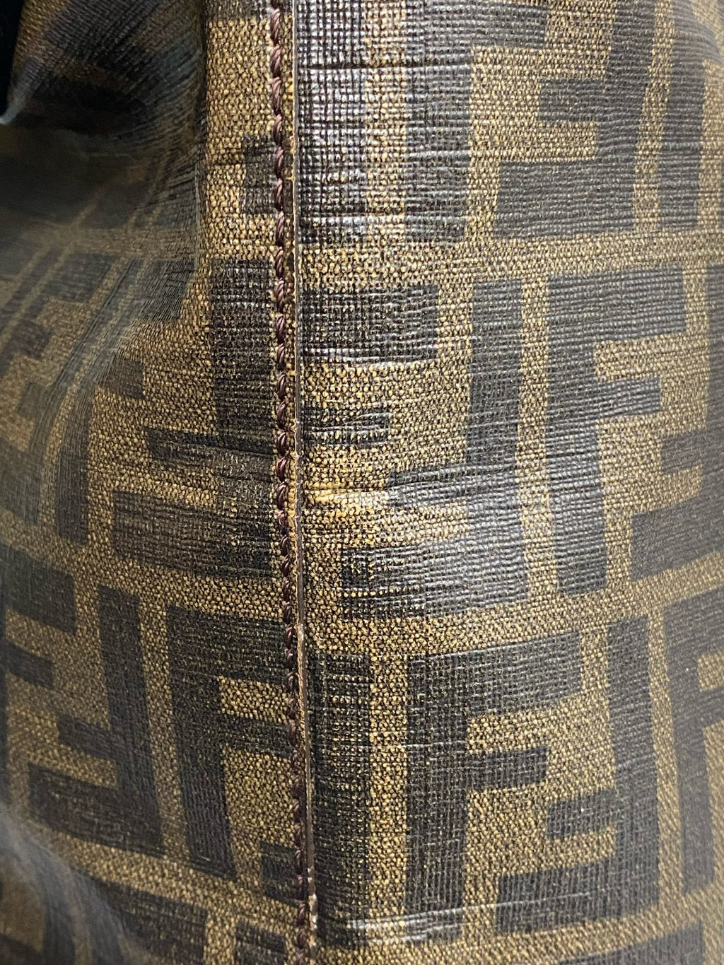 Fendi Polyvinyl chloride (PVC) Brown Tote