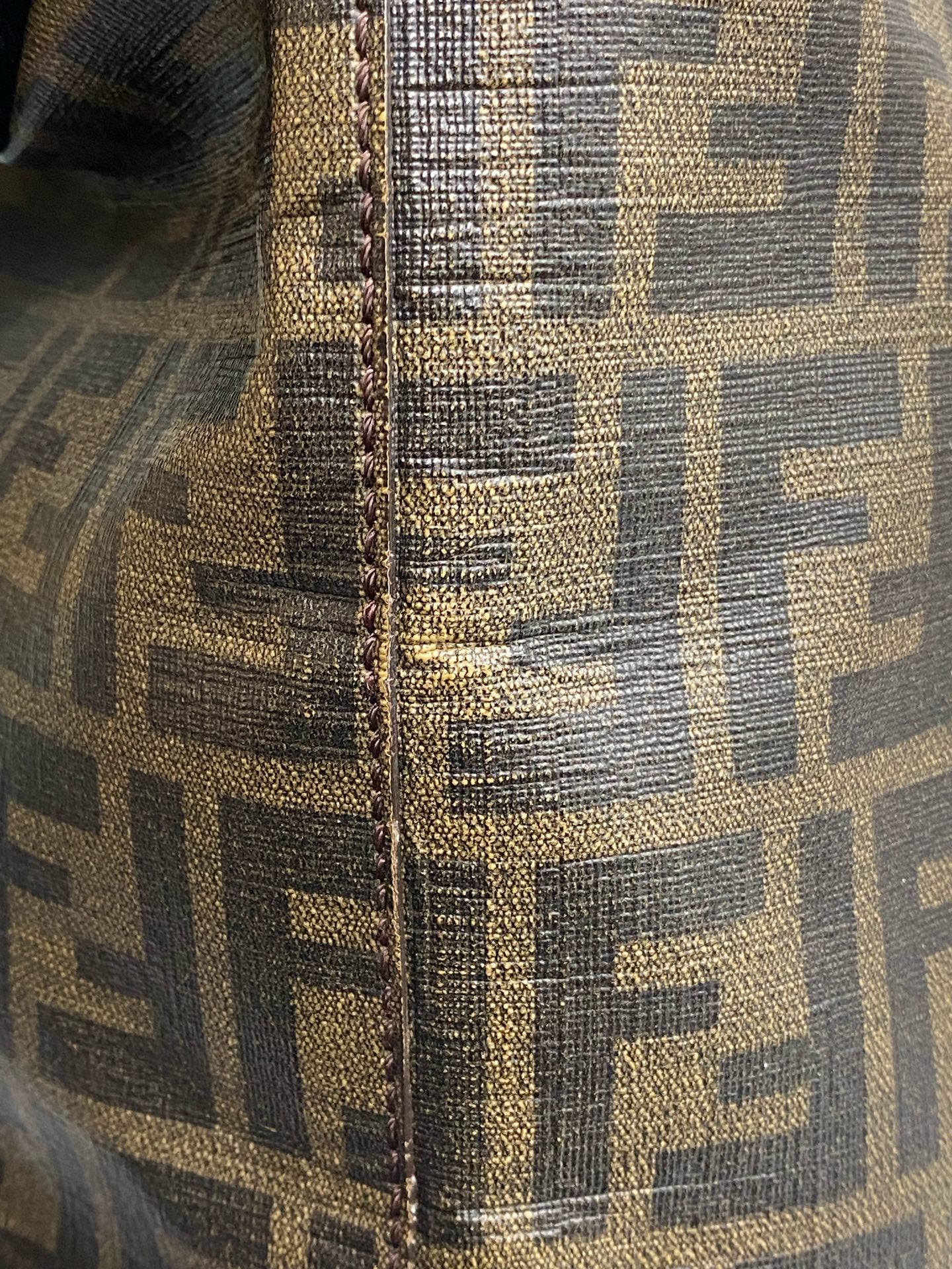 Fendi Polyvinyl chloride (PVC) Brown Tote