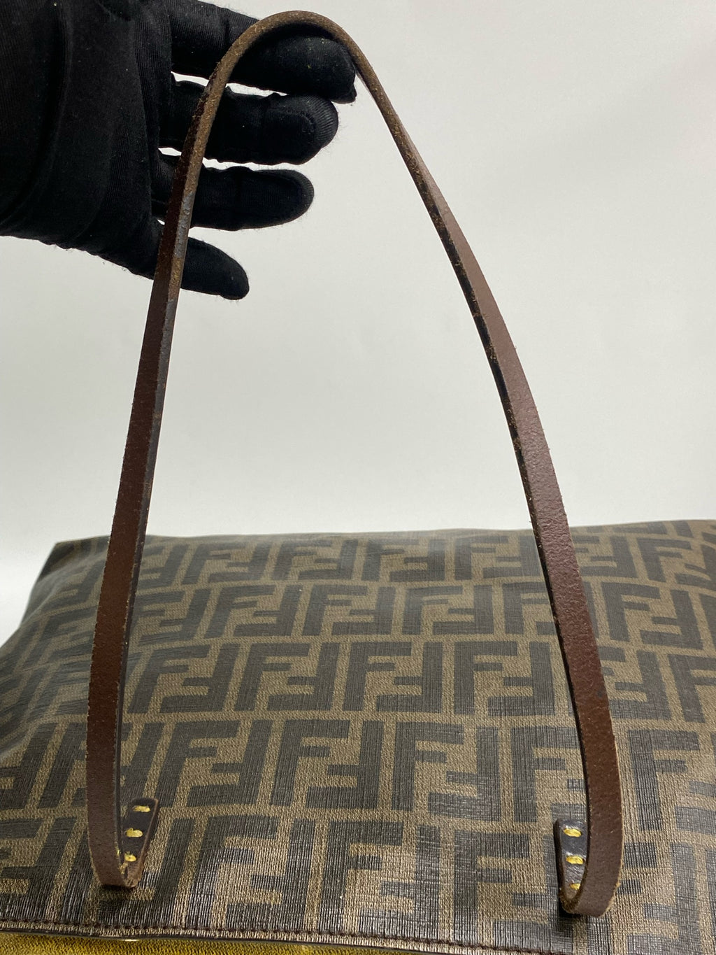 Fendi Polyvinyl chloride (PVC) Brown Tote