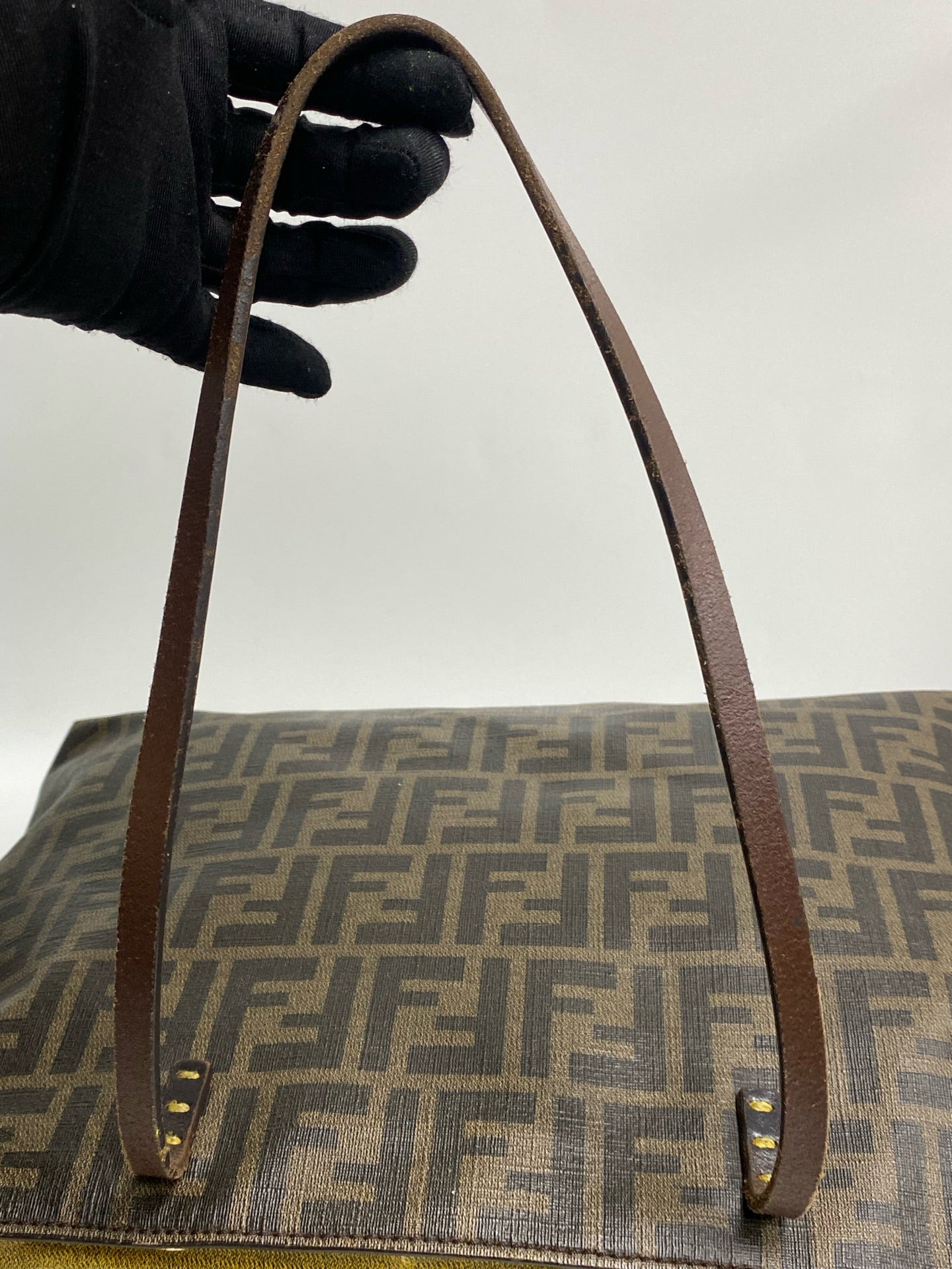 Fendi Polyvinyl chloride (PVC) Brown Tote
