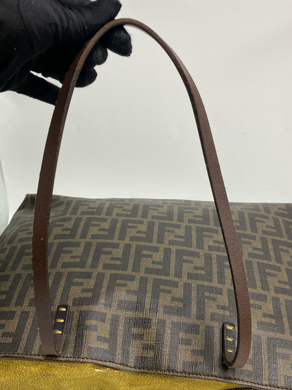 Fendi Polyvinyl chloride (PVC) Brown Tote