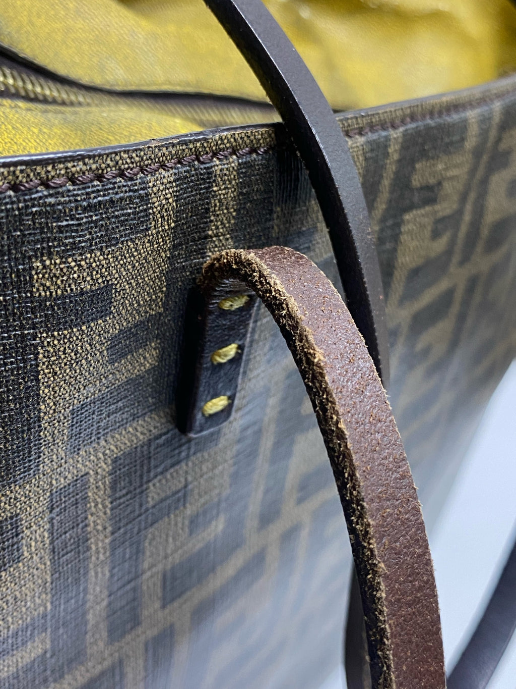 Fendi Polyvinyl chloride (PVC) Brown Tote